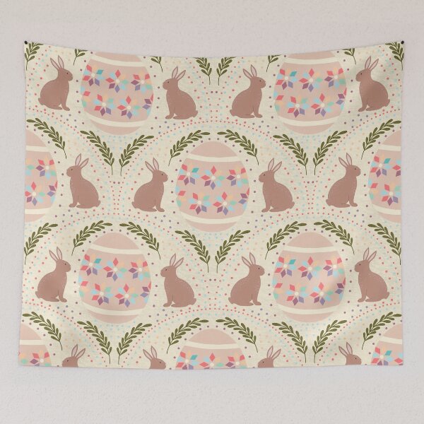 Item preview, Easter bunnies and egg designed and sold by Ana Gorozpe.