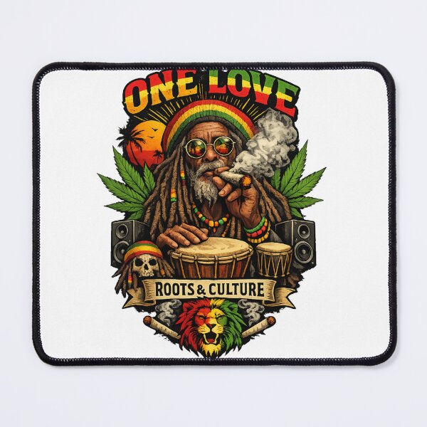 Item preview, One Love Roots & Culture Rasta Art designed and sold by Shirtaholism.