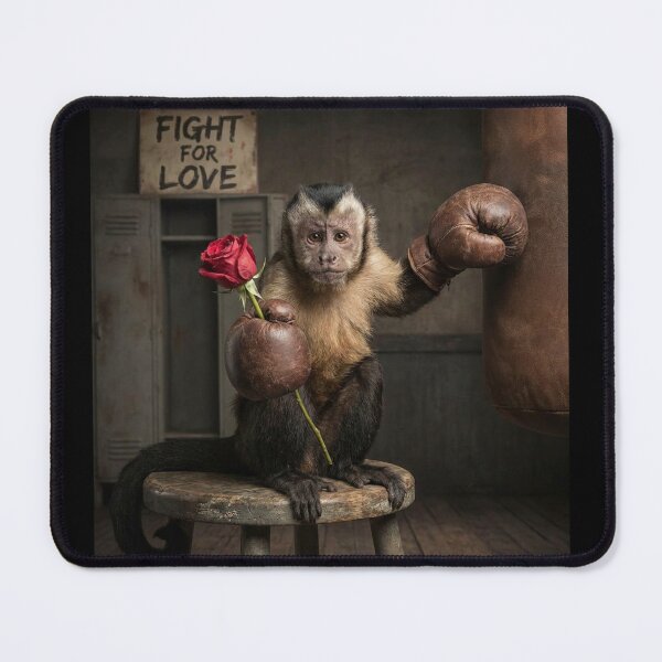 Item preview, Cute Punch Monkey for Love – Fight for love designed and sold by Yasmine Mohammed.