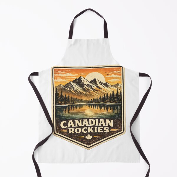 Item preview, Canadian Rockies Vintage Travel Poster – Banff Alberta Mountain Landscape Retro Canada Nature Art designed and sold by Globalcitytees.