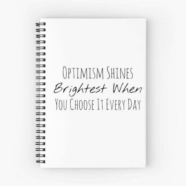 Item preview, Optimism Shines Brightest When You Choose It Every Day – Positive Outlook Affirmation designed and sold by Camila  Ardila.