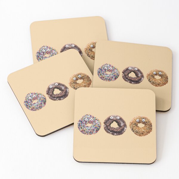 Item preview, Funny Donut Trio Cute Dessert Faces designed and sold by Arturo Daniel Garcia Palomo.
