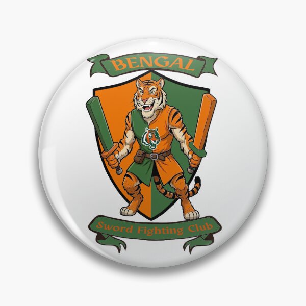 Item preview, Bengal Sword Fighting Club Coat of Arms designed and sold by SavannaPride.