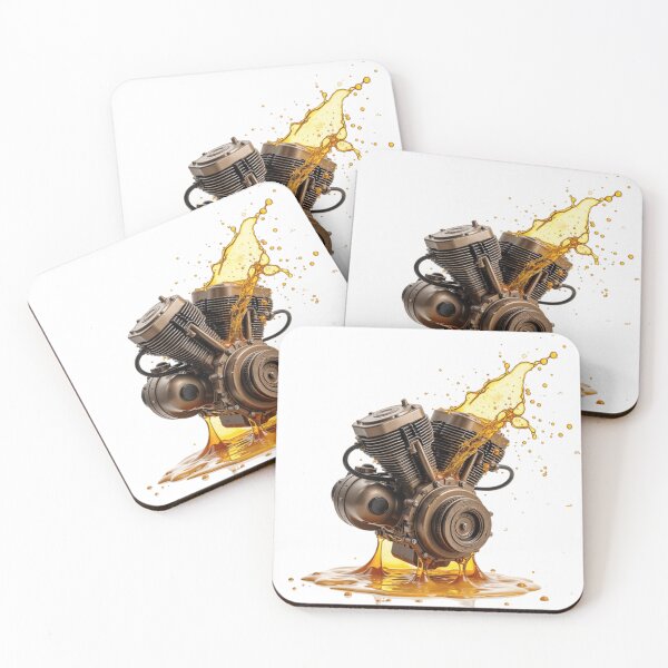 Item preview, Car Engine Design – Motor Oil & Gear Lovers Tee designed and sold by Babinooart.