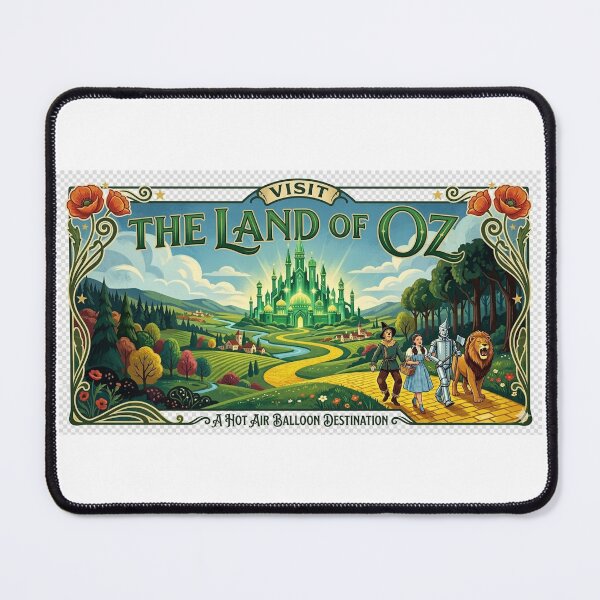 Item preview, Vintage Style Travel Poster Sticker Land of OZ designed and sold by BankrobberGus.