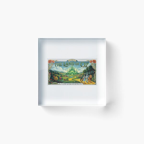 Item preview,  Vintage Style Travel Poster Sticker Land of OZ designed and sold by BankrobberGus.