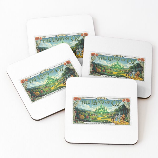 Item preview,  Vintage Style Travel Poster Sticker Land of OZ designed and sold by BankrobberGus.