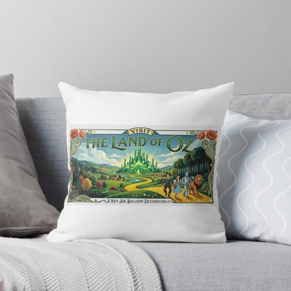 Item preview,  Vintage Style Travel Poster Sticker Land of OZ designed and sold by BankrobberGus.