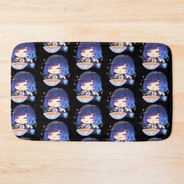 Item preview, Yelan Genshin Impact Kawaii Chibi Ramen Noodles Cool Night Snack designed and sold by mildaclairmo.