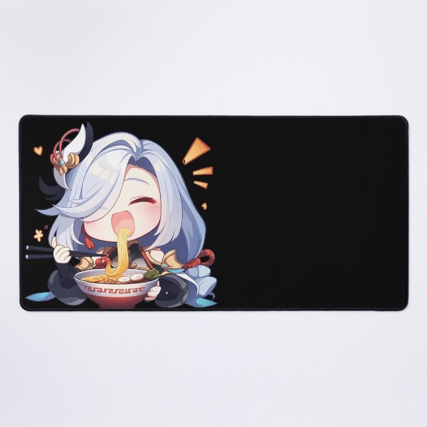 Item preview, Shenhe Genshin Impact Kawaii Chibi Ramen Noodles Quiet Comfort designed and sold by mildaclairmo.