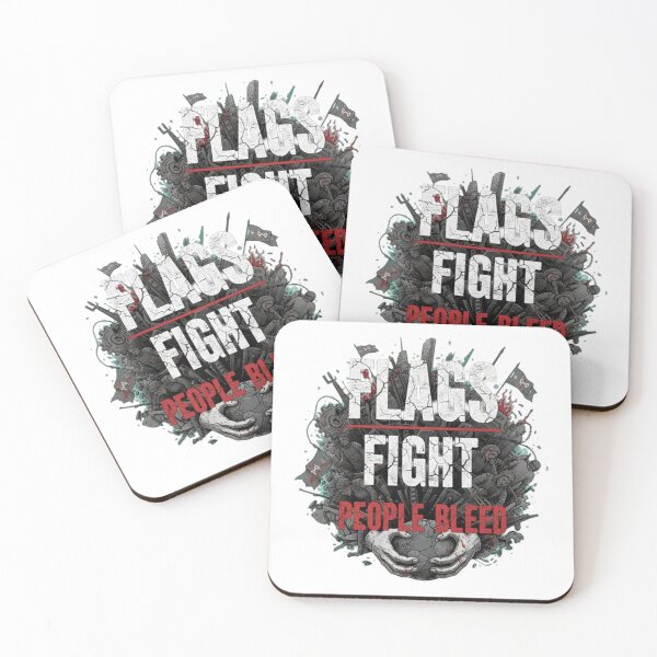 Item preview, Flags Fight, People Bleed designed and sold by HAEUNINE.