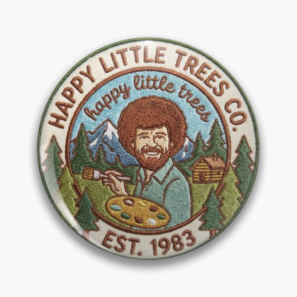 Item preview, Bob Ross Inspired Fan Art designed and sold by GymTanLaundry.