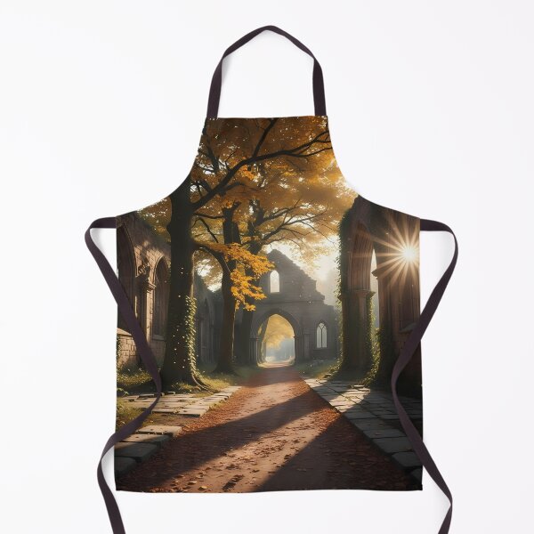 Item preview, Autumn ruins with sunbeams designed and sold by ChiqueAvenue.