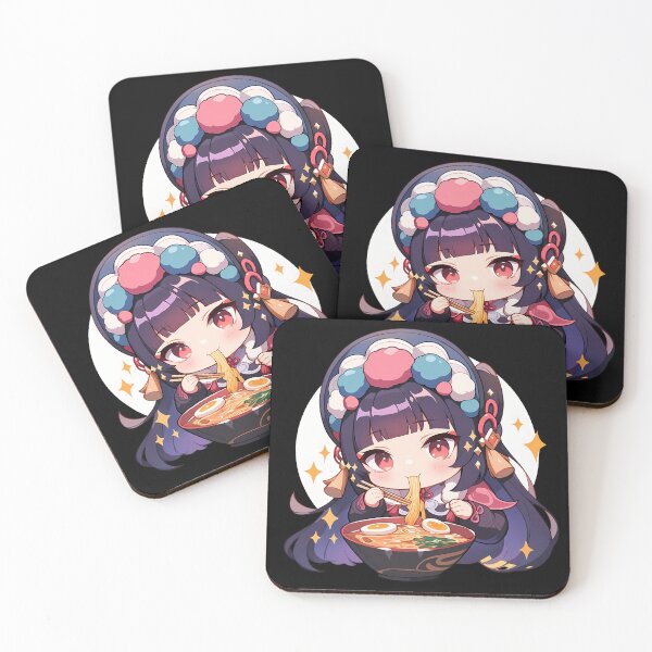 Item preview, Yun Jin Genshin Impact Kawaii Chibi Ramen Noodles Stage Break Snack designed and sold by mildaclairmo.