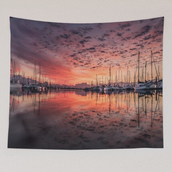 Item preview, Harbor in the sunset designed and sold by BurSie.