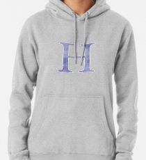 Violet Watercolor Η Pullover Hoodie