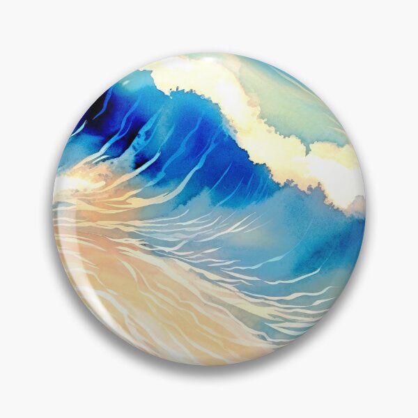 Item preview, Ocean Waves Abstract Washing Over A Sandy Beach  designed and sold by DEC02.