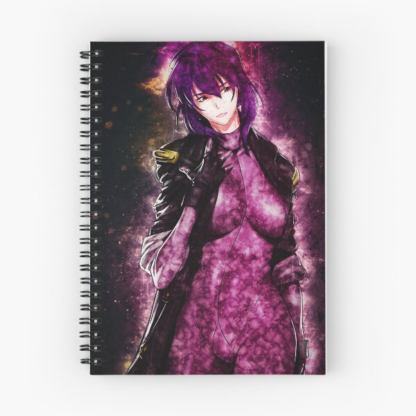 Item preview, Motoko Kusanagi Ghost In The Shell Neon Purple Cyberpunk Galaxy Mood designed and sold by mildaclairmo.