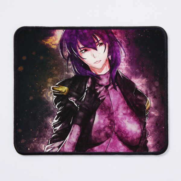 Item preview, Motoko Kusanagi Ghost In The Shell Neon Purple Cyberpunk Galaxy Mood designed and sold by mildaclairmo.