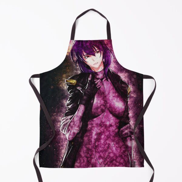 Item preview, Motoko Kusanagi Ghost In The Shell Neon Purple Cyberpunk Galaxy Mood designed and sold by mildaclairmo.