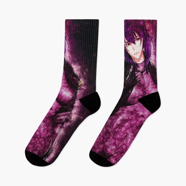 Item preview, Motoko Kusanagi Ghost In The Shell Neon Purple Cyberpunk Galaxy Mood designed and sold by mildaclairmo.