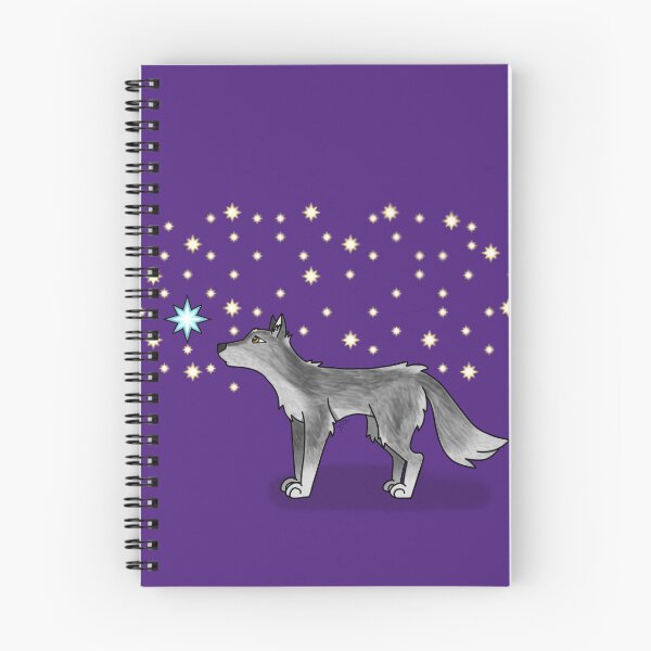 Item preview, Cute Grey Wolf Staring at Star designed and sold by lilpoltergeist.