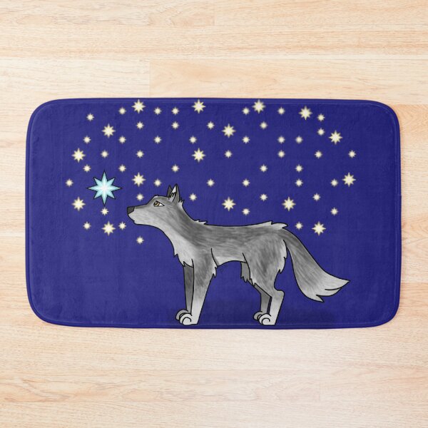 Item preview, Cute Grey Wolf Staring at Star designed and sold by lilpoltergeist.