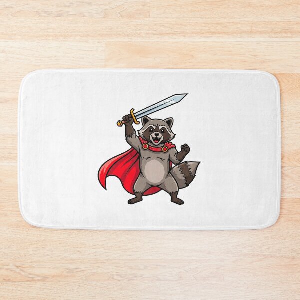 Aperçu de l'œuvre Heroic Raccoon Sword Mascot Adventure Design créée et vendue par Pollock.