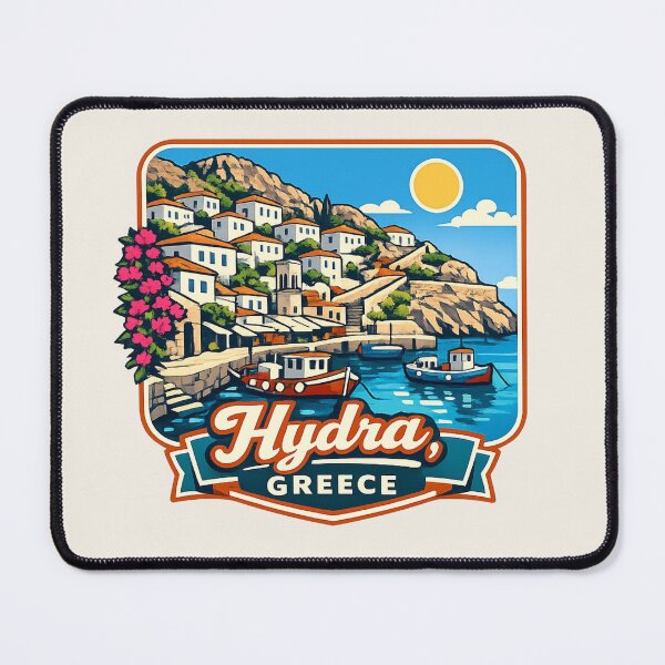 Item preview, Hydra, Greece - Harbor designed and sold by Myra365Art.