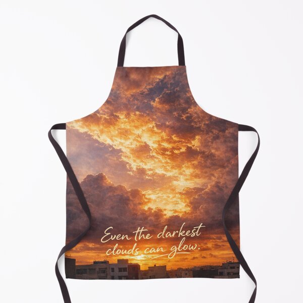 Item preview, Even the Darkest Clouds Can Glow Inspirational Quote designed and sold by Watchyyy.