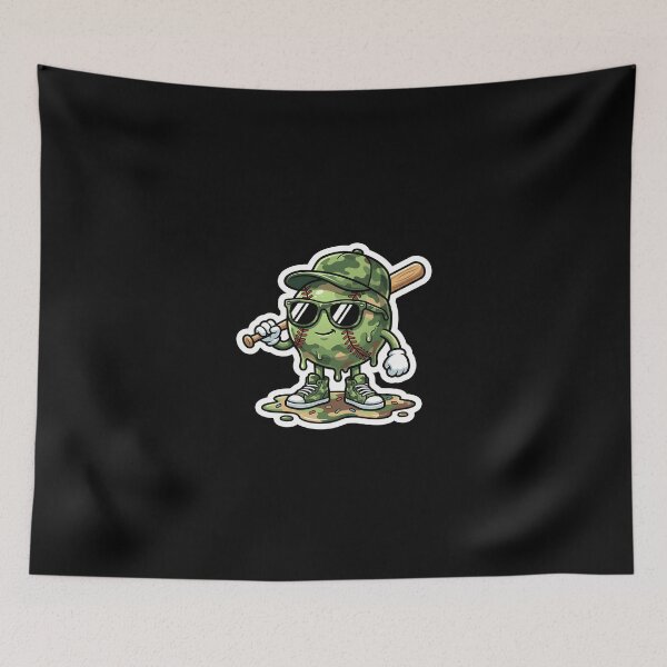Item preview, Ice Cream Baseball Drip Camo  designed and sold by Intomindfood.
