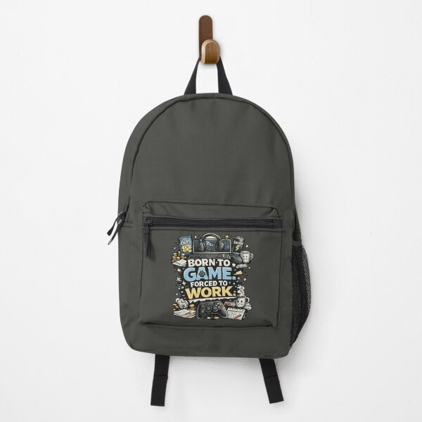 Item preview, Born To Game Forced To Work designed and sold by bysaintclaire.