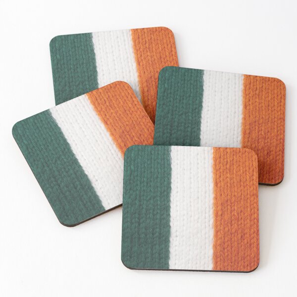 Item preview, Knit Ireland Flag - Kneecap Fan Belfast Gaeilge  designed and sold by The Sticker Bureau.