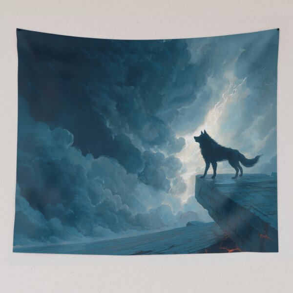 Item preview, Fenrir Wolf At The World Edge designed and sold by Rtymer.