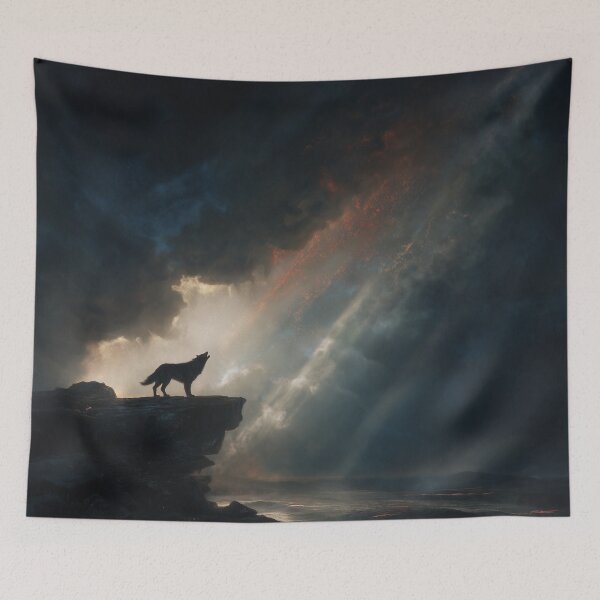 Item preview, Fenrir Wolf At The World Edge designed and sold by Rtymer.