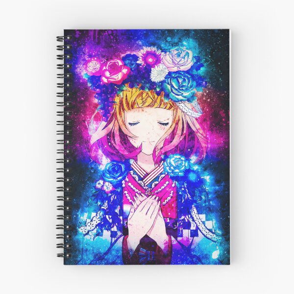 Item preview, Shiemi Moriyama Blue Exorcist Serene Floral Roses Kimono Glow designed and sold by mildaclairmo.