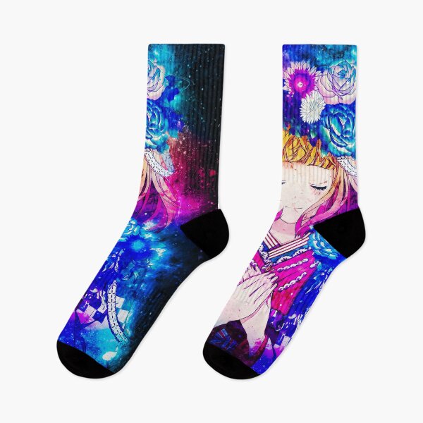 Item preview, Shiemi Moriyama Blue Exorcist Serene Floral Roses Kimono Glow designed and sold by mildaclairmo.