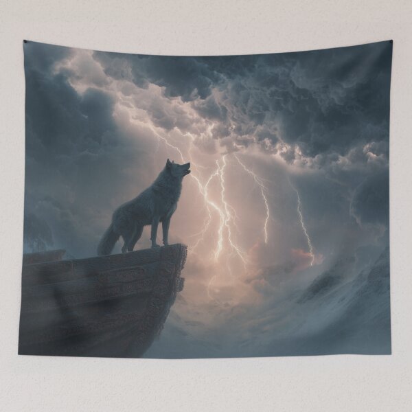 Item preview, Fenrir Wolf At The World Edge designed and sold by Rtymer.