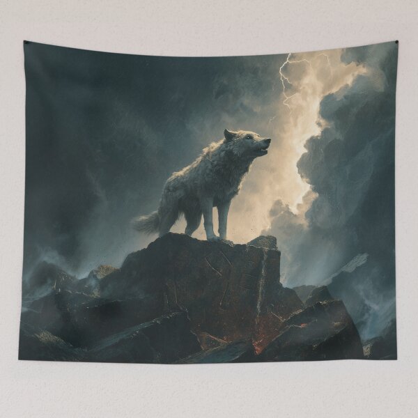 Item preview, Fenrir Wolf At The World Edge designed and sold by Rtymer.