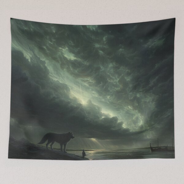 Item preview, Fenrir Wolf At The World Edge designed and sold by Rtymer.