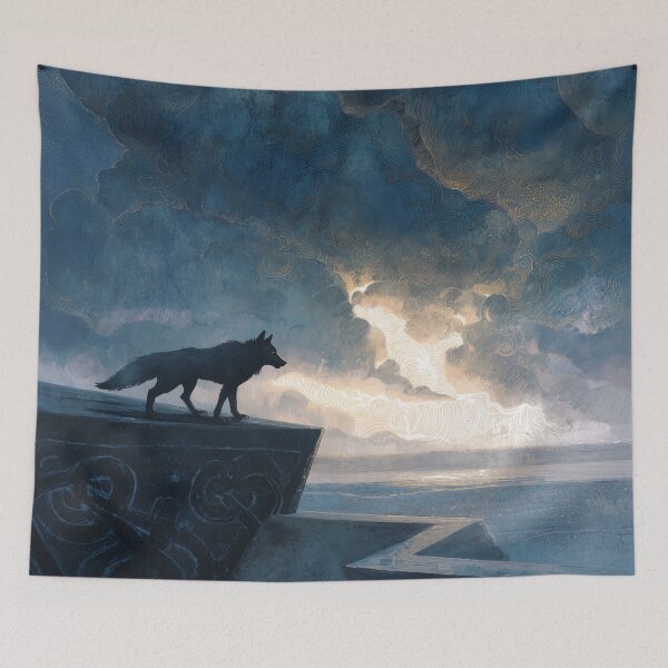 Item preview, Fenrir Wolf At The World Edge designed and sold by Rtymer.