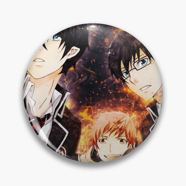 Item preview, Rin Renzo Shima Blue Exorcist Friends Group Cosmic Orange Glow designed and sold by mildaclairmo.