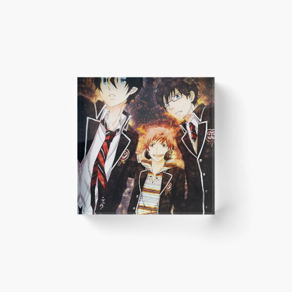 Item preview, Rin Renzo Shima Blue Exorcist Friends Group Cosmic Orange Glow designed and sold by mildaclairmo.