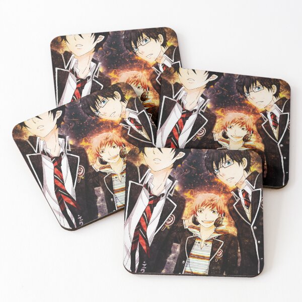 Item preview, Rin Renzo Shima Blue Exorcist Friends Group Cosmic Orange Glow designed and sold by mildaclairmo.
