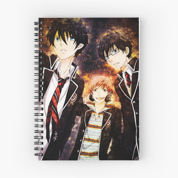 Item preview, Rin Renzo Shima Blue Exorcist Friends Group Cosmic Orange Glow designed and sold by mildaclairmo.