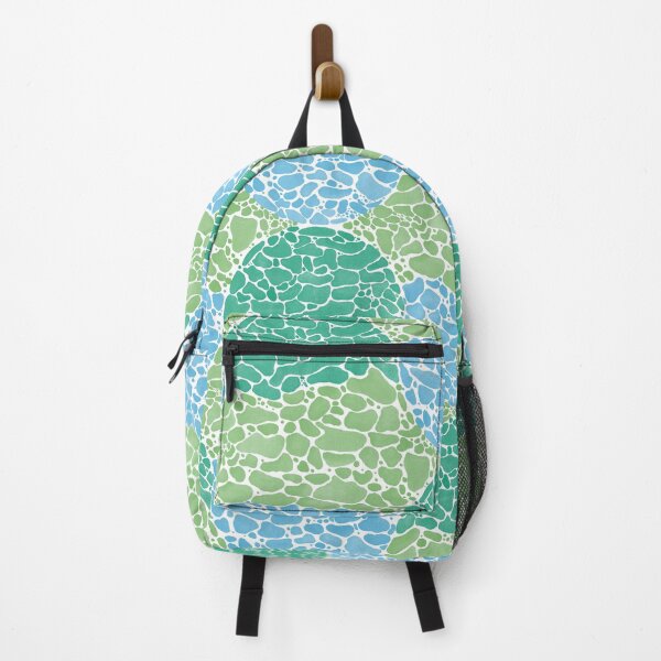 Item preview, Tortoise Shell Pebble Mosaic Pattern_Green_Blue designed and sold by YaldiDesign.