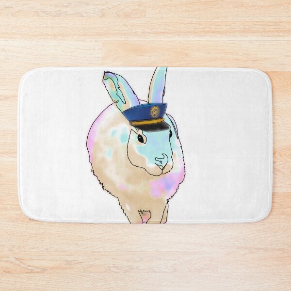 Item preview, Beth the Bunny in police Hat – animalzinhats  designed and sold by Ashley’sAnimalz.