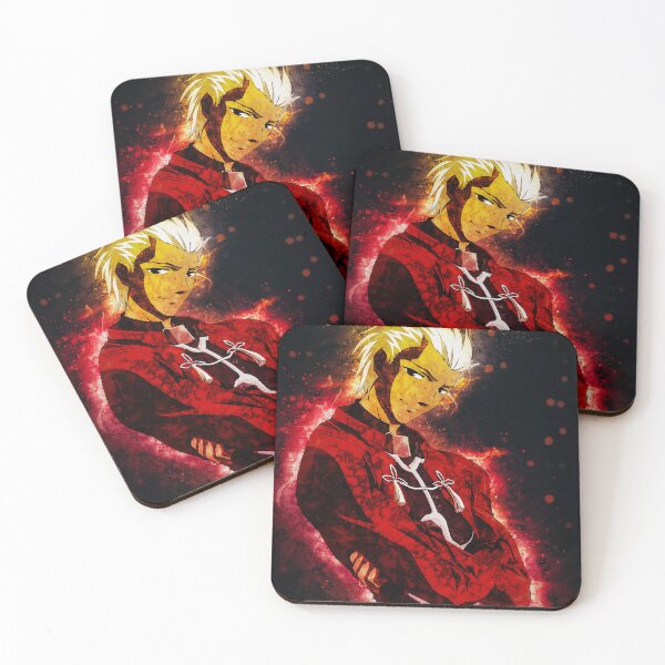 Item preview, Archer Fate Stay Night Crimson Aura Stoic Hero designed and sold by mildaclairmo.