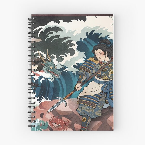 Item preview, Samurai Warrior with Dragon and Crabs designed and sold by emmanuelsilve.