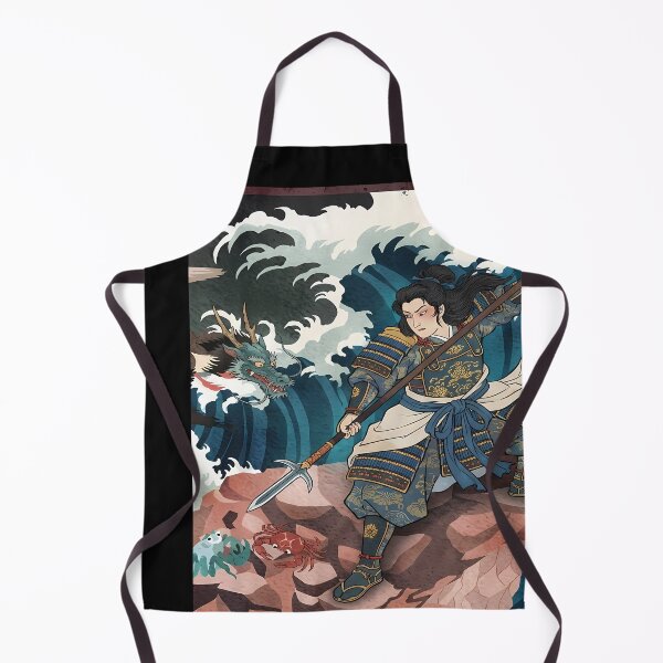 Item preview, Samurai Warrior with Dragon and Crabs designed and sold by emmanuelsilve.